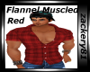Flannel Muscled Red
