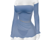Blue Satin dress