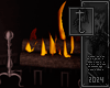 Dark Vampire fireplace