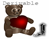 Deriv Heart Teddy Bear