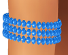 Blue Pearl Armband {L}