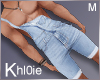 K overall shorts M