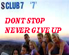 S CLUB 7- NEVER GIVE UP
