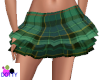 green tartan skirt