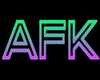 AFK Sign [Green/Purple]