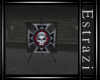 Skull w. Iron Cross Flag