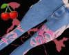 RLL floral jeans