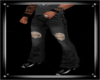 (J)Black Rip Jeans