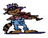 Racoon w/Fiddle animated