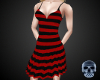 Red/Black Stripey Dress