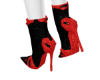 D Black red luxury heels