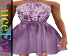 Lilac Daisy Halter Dress