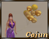 Gold Party Balloons M/F