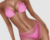 CA Pink Crochet Bikini