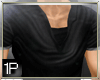 1P | V Shirt - Black