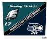 Philly Eagles vs Seahawk