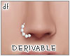 *Dona*Beaded nose ring L