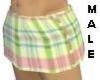[W]Plaid Skirt male
