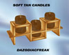 Soft Tan Candles