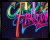 Wall Neon Lips Color