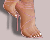 E* Pink Velvet Heels