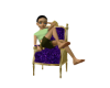 *Gold/Purple QueenThrone