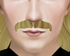 blond mustache
