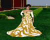 (NZ) Vestido novia dorad