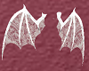 White Lace Bat Wings