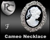 Black Cameo Necklace F