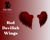 Red Devilish Wings