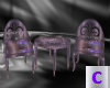 Purple Dreams Chair Set 