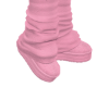 Pink Chan3l Leg Warmer