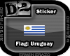[D2] Flag Uruguay