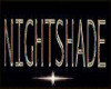 Nightshade Gold Sticker