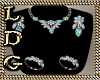 Blue Jewelry Set