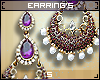 S|Purple Menia Earring`s