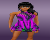 cool lady purple 1 dress