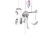 🦴 Hanging Bones