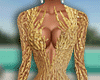 Golden Pageant Gown