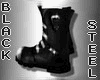 [8Q] Black Steel Boots