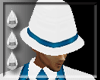 (I) White & Blue Hat
