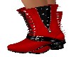 RED/BLACK SPIKE BOOTS