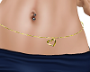 Gold Heart Belly Chain