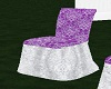 Purple and Silver Chair