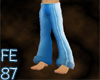 Blue Striped Jeans
