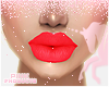♔ Lips ♥ Hot Red