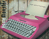 Req!_Hot Pink Typewriter