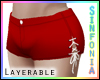 Layer. Blood Red Shorts