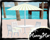 Beach Table w/ Umbrella